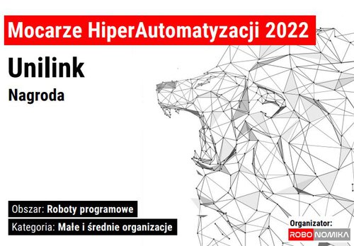Mocarze Hiperautomatyzacji_nagroda dla Unilink