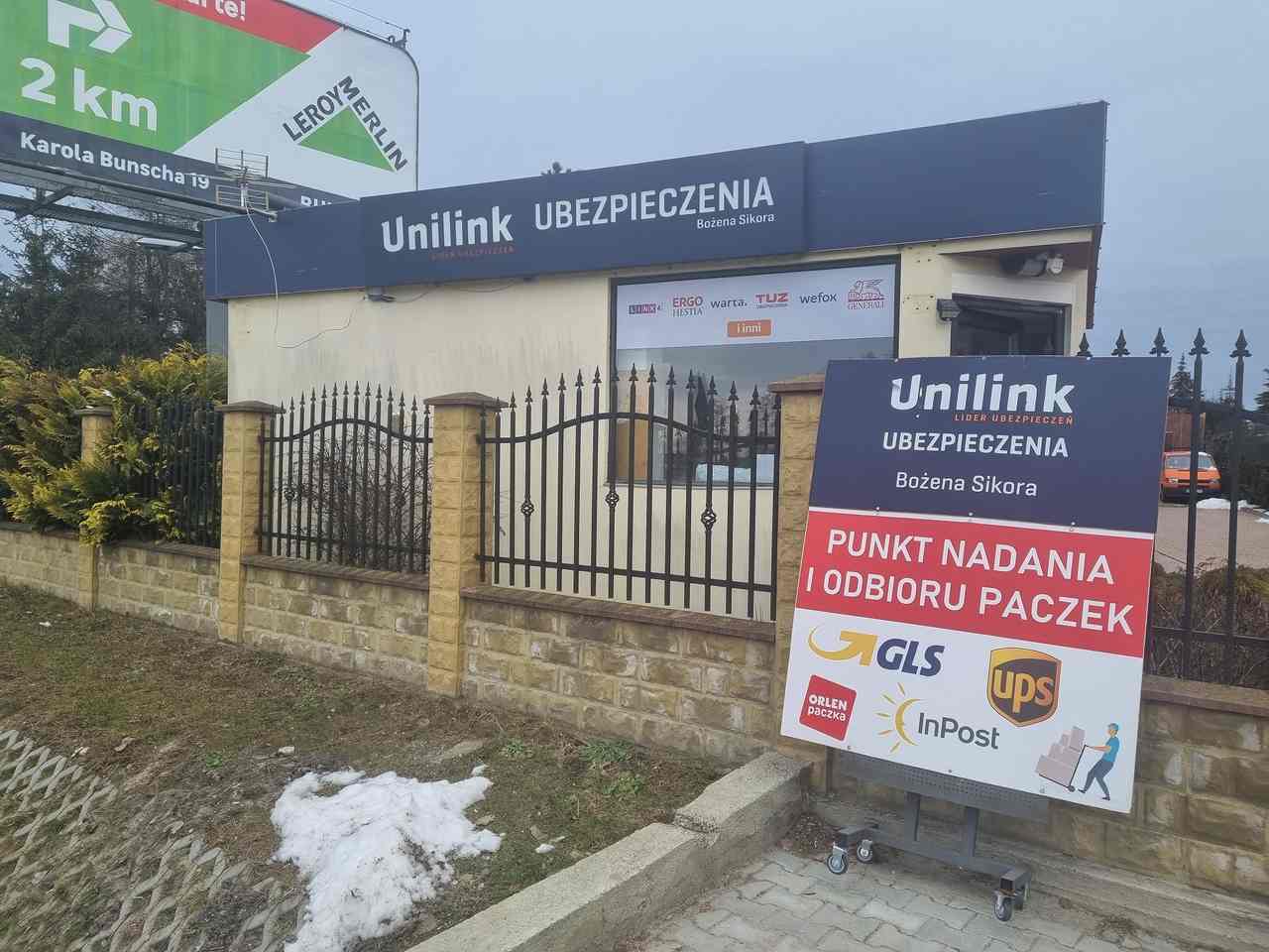 Unilink Ubezpieczenia Kraków Zawiła